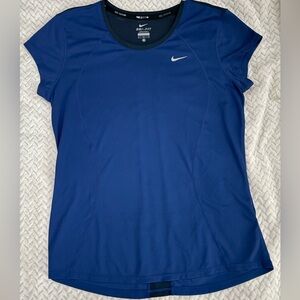 Nike Dri-FIT Short Sleeve Athletic Top - Blue